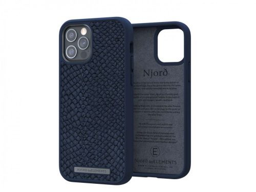 Njord Salmon Leather Case iPhone 12 Mini Vatn | Petrol