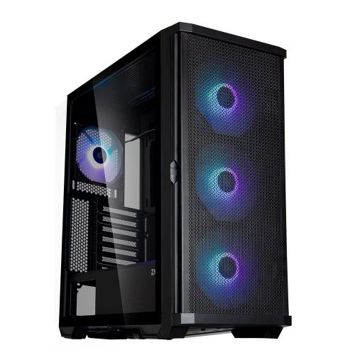 Zalman Z10 Plus RGB Tempered Glass Black