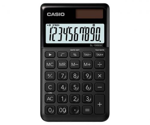 Casio SL-1000SC-BK Zsebszámológép Black