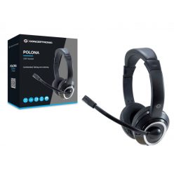 Conceptronic  POLONA01B Headset Black