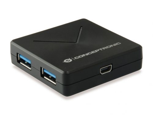 Conceptronic  4-Port USB 3.0 HUB Black