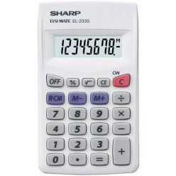 Sharp EL-233S Zsebszámológép White