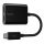 Belkin Connect USB-C Audio + Charge Adapter Black