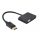 Gembird A-DPM-HDMIFVGAF-01 DisplayPort male to HDMI female + VGA female adapter cable Black