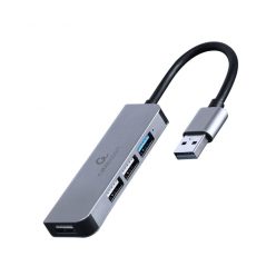 Gembird UHB-U3P1U2P3-01 4-port 1xUSB3.1 + 3xUSB2.0 Aluminium