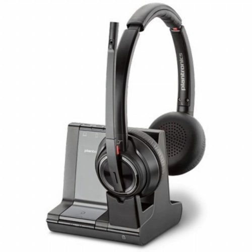 Poly Plantronics Savi 8220 UC USB-A DECT ANC Headset Black