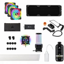   Corsair HYDRO X SERIES iCUE XH305i RGB PRO Custom Cooling Kit Black