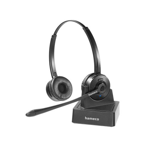 Hameco HS-8500D-BT Wireless Bluetooth Headset Black