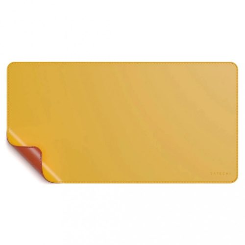 Satechi Dual Sided Eco Leather Deskmate Egérpad Yellow/Orange