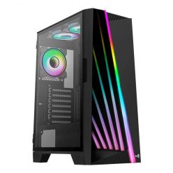 Aerocool Mirage ARGB Tempered Glass Black