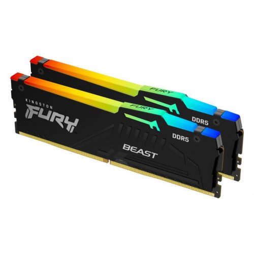 Kingston 16GB DDR5 5600MHz Kit(2x8GB) Fury Beast RGB Black