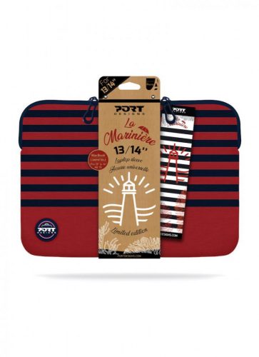 Port Designs La Mariniere Sleeve 14" Red/Navy