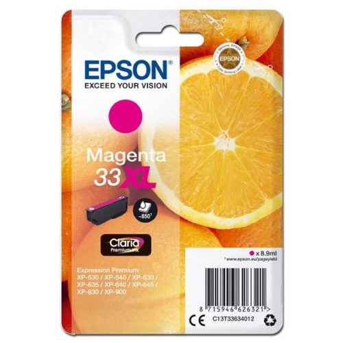 Epson T3363 (33XL) Magenta tintapatron