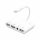 BlackBird Lightning OTG Audio AV Adapter White