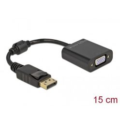 DeLock DisplayPort 1.2 male to VGA female Adapter Black