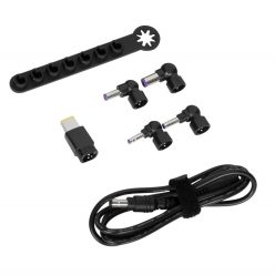   Targus 90W Legacy Power Accessory Kit (DC Cable to Tip + 5 Tips + Storage Bar)1,8M Black