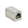 Logilink RJ45 Mini inline csatlakozó 1:1 Cat.6A árnyékolt fém