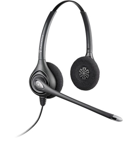 Poly Plantronics H261N-CD Quick Disconnect Headset Black