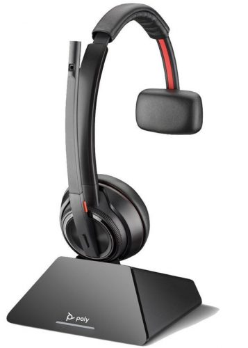 Poly Plantronics Savi 8210 UC USB-C DECT Headset Black