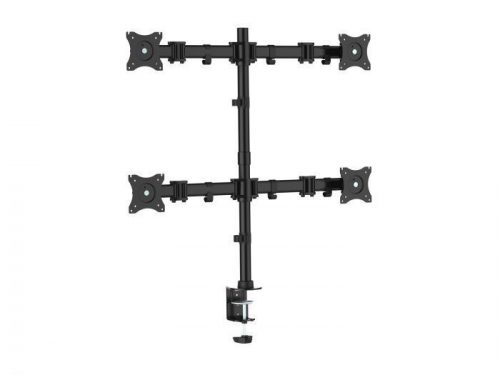 EQuip 13"-27" Articulating Quad Monitor Desk Mount Bracket