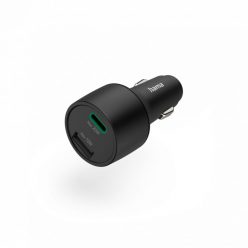 Hama Autós töltő USB A + TYPE-C PD+QC 32W Black