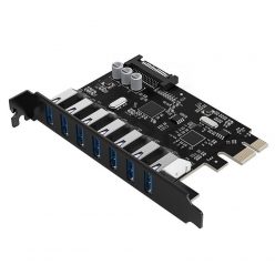   Orico PVU3-7U-V1 7 Port USB3.0 PCI-E Expansion Card with Dual Chip