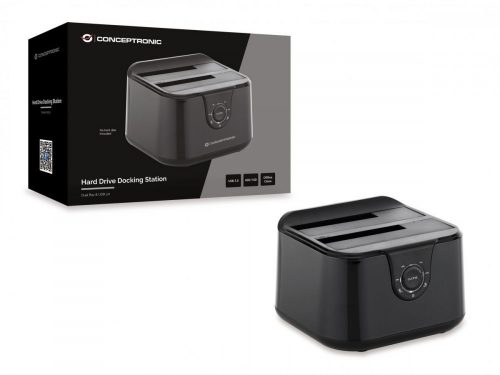 Conceptronic  DDE02B Dual Bay USB3.0 SATA Hard Drive Dock Black