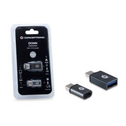   Conceptronic  DONN04G USB-C OTG Adapter (2-Pack) (USB-C to USB-A & USB-C to microUSB)