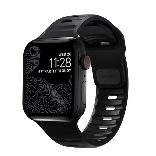 Nomad Sport Strap M/L, black - Apple Watch Ultra (49mm) 8/7 (45mm)/6/SE/5/4 (44mm)/3/2/1 (42mm)