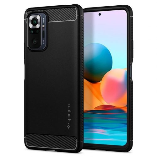 Spigen Rugged Armor, black - Redmi Note 10 Pro/Max