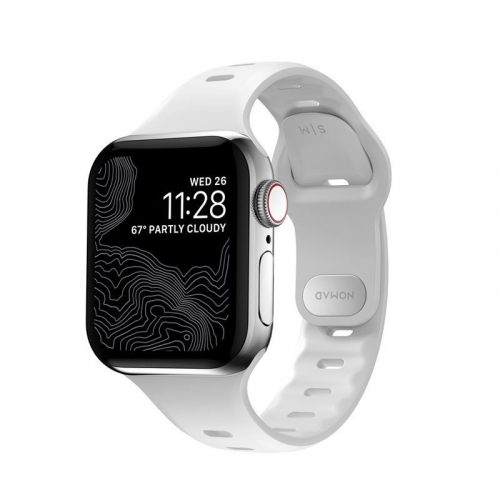 Nomad Sport Slim Strap S/M, white - Apple Watch 7 (41mm)/6/SE/5/4 (40mm)/3/2/1 (38mm)