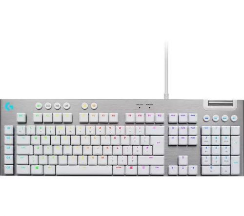 Logitech G815 LightSync RGB GL Tactile Mechanical Gamer Keyboard White UK