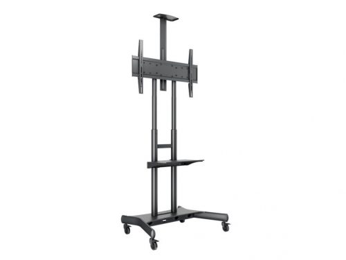 Multibrackets M Public Floorstand Basic 180 incl shelf & camera holder 55" - 80" Black