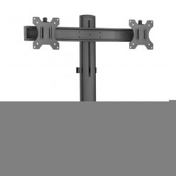   ACT AC8322 Dual Monitor Arm Office Quick Height Adjustment 10"-27" Black