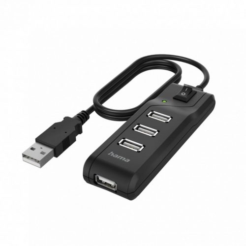 Hama Buspowered USB2.0 HUB Black