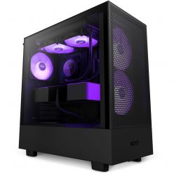 NZXT H5 Flow RGB Tempered Glass Black