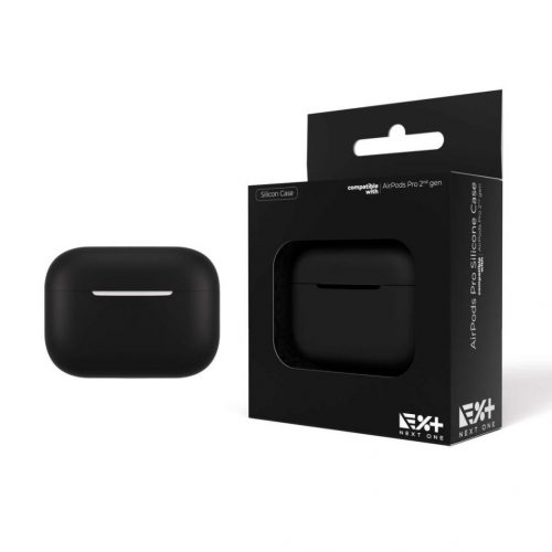 Next One Silicone Case for AirPods Pro 2nd Gen Black