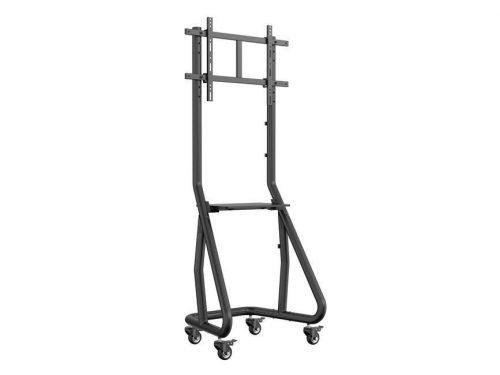 EQuip 37"-80" Heavy-Duty TV Cart Black