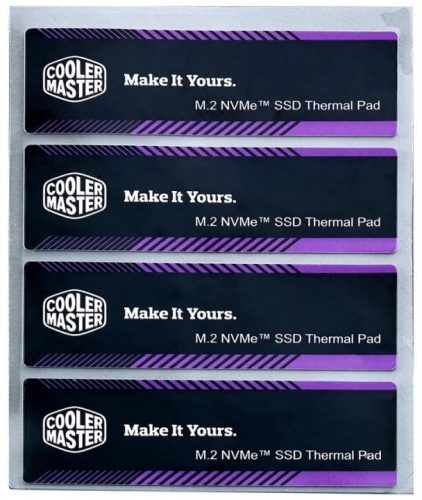 Cooler Master Thermal Pad 60x18mm Hővezető lap (4lap/csomag)