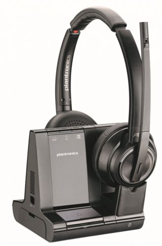 Poly Plantronics Savi 8220 Office UC USB-A DECT ANC Headset Black