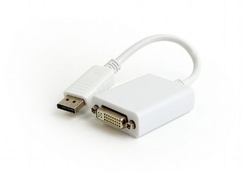 Gembird A-DPM-DVIF-03-W DisplayPort to Dual-Link DVI-I (24+5) Adapter Cable White