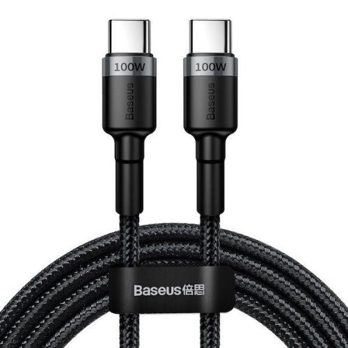 Baseus CATKLF-ALG1 Cafule Type-C/Type-C 100W Cable 2m Black/Grey