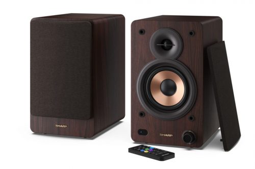 Sharp CP-SS30BR Bookshelf Speaker Brown