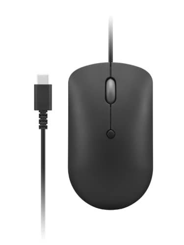 Lenovo 400 USB-C Wired Compact Mouse Black