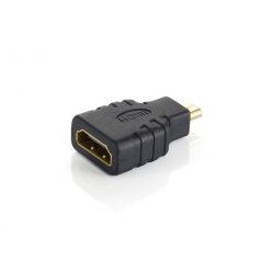 EQuip microHDMI to HDMI Adapter Black