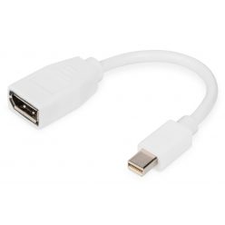   Digitus DB-340405-001-W adapter cable mini DP - DP 0,15m White