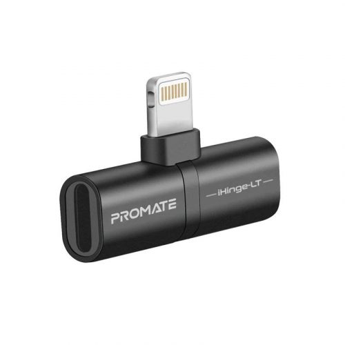 Promate  Ihinge LT 2in1 Lightning adapter Black