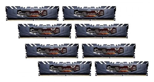 G.SKILL 128GB DDR4 2400MHz Kit(8x16GB) Flare X