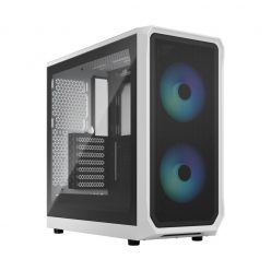   Fractal Design Focus 2 RGB Tempered Glass White TG Clear Tint