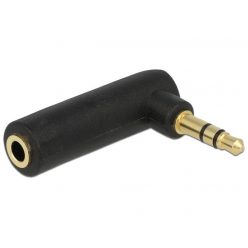   DeLock Adapter Audio Stereo Jack 3.5 mm 3 Pin male female angled